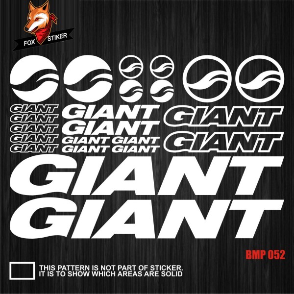 Bicycle Frame Decal Stickers Giant 03